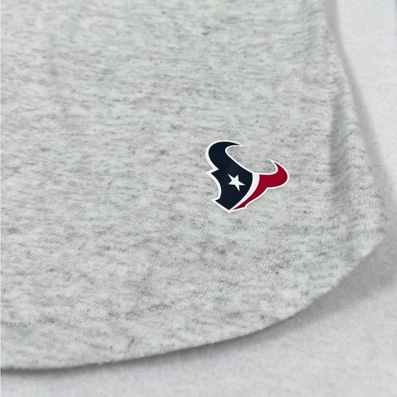 NFL Juniors White Houston Texans Team‎ Leader V-Neck Long Sleeve T-Shirt Size M - Picture 5 of 12
